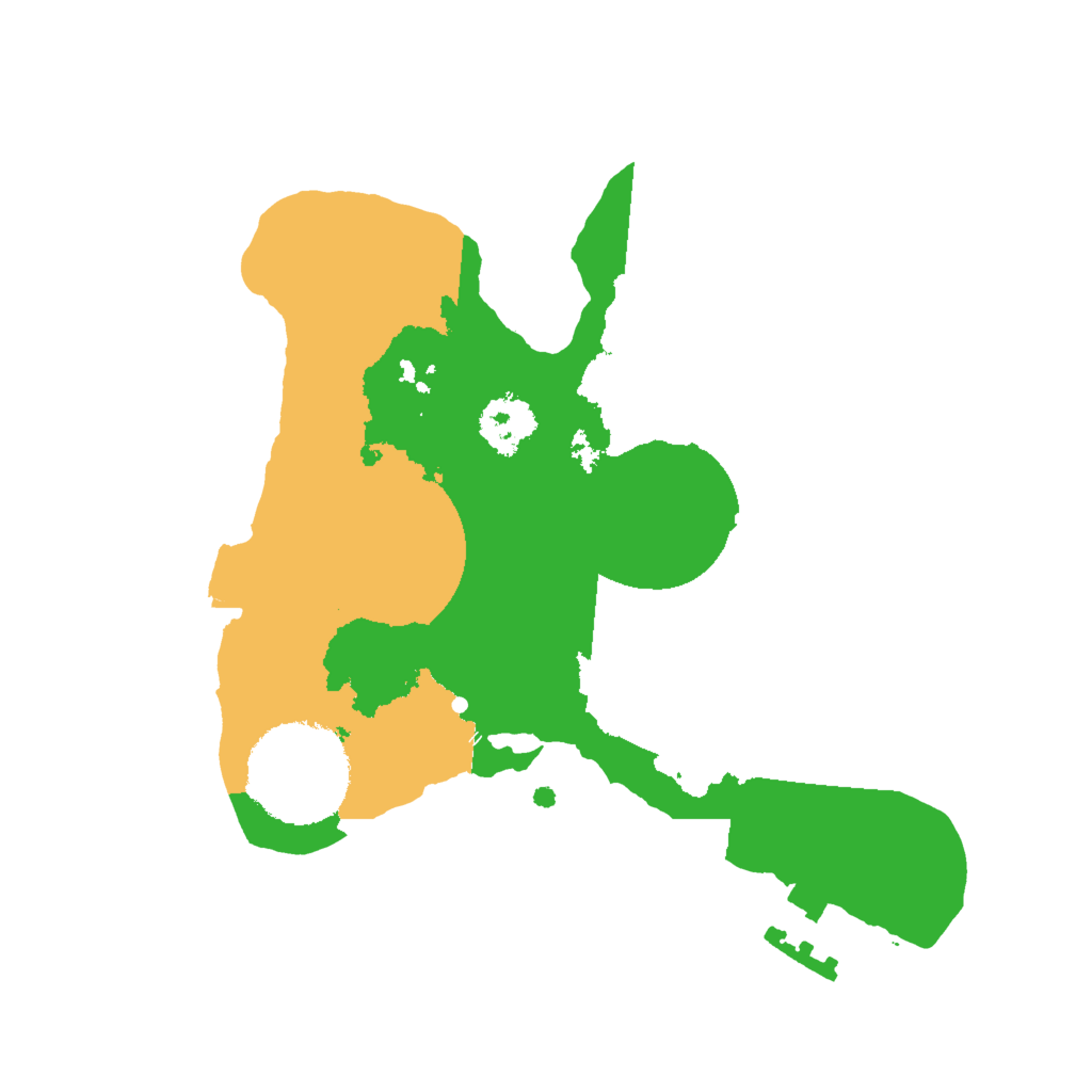 Biome Rust Map: Procedural Map, Size: 2000, Seed: 693882840