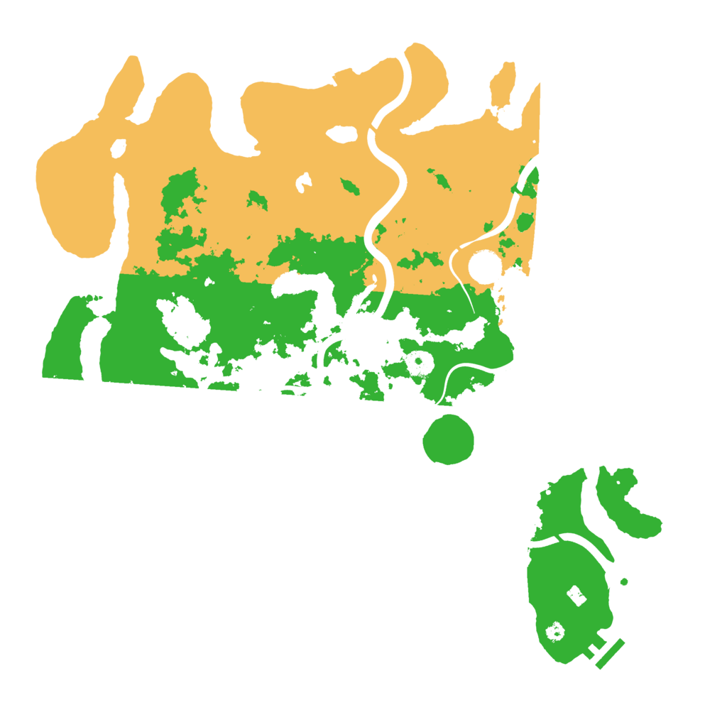 Biome Rust Map: Procedural Map, Size: 4000, Seed: 396345152