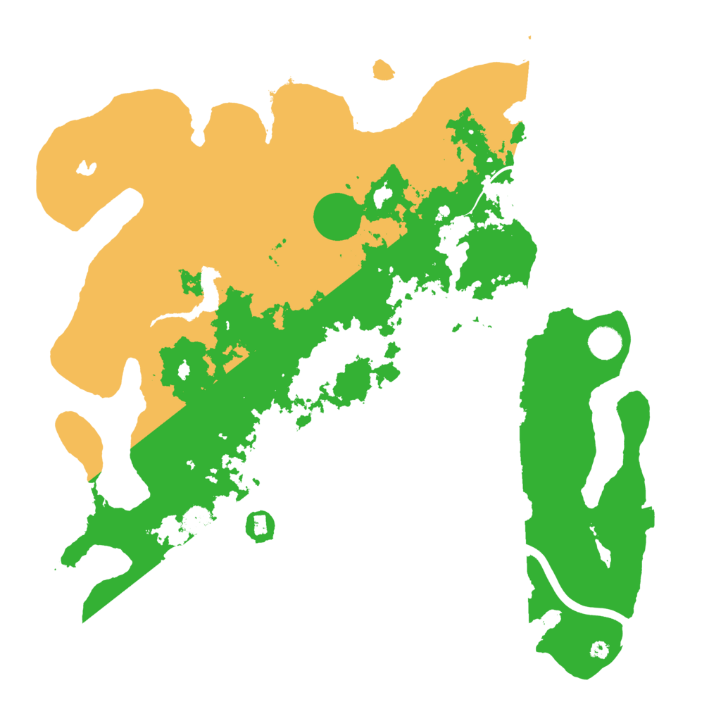 Biome Rust Map: Procedural Map, Size: 4000, Seed: 1028811168