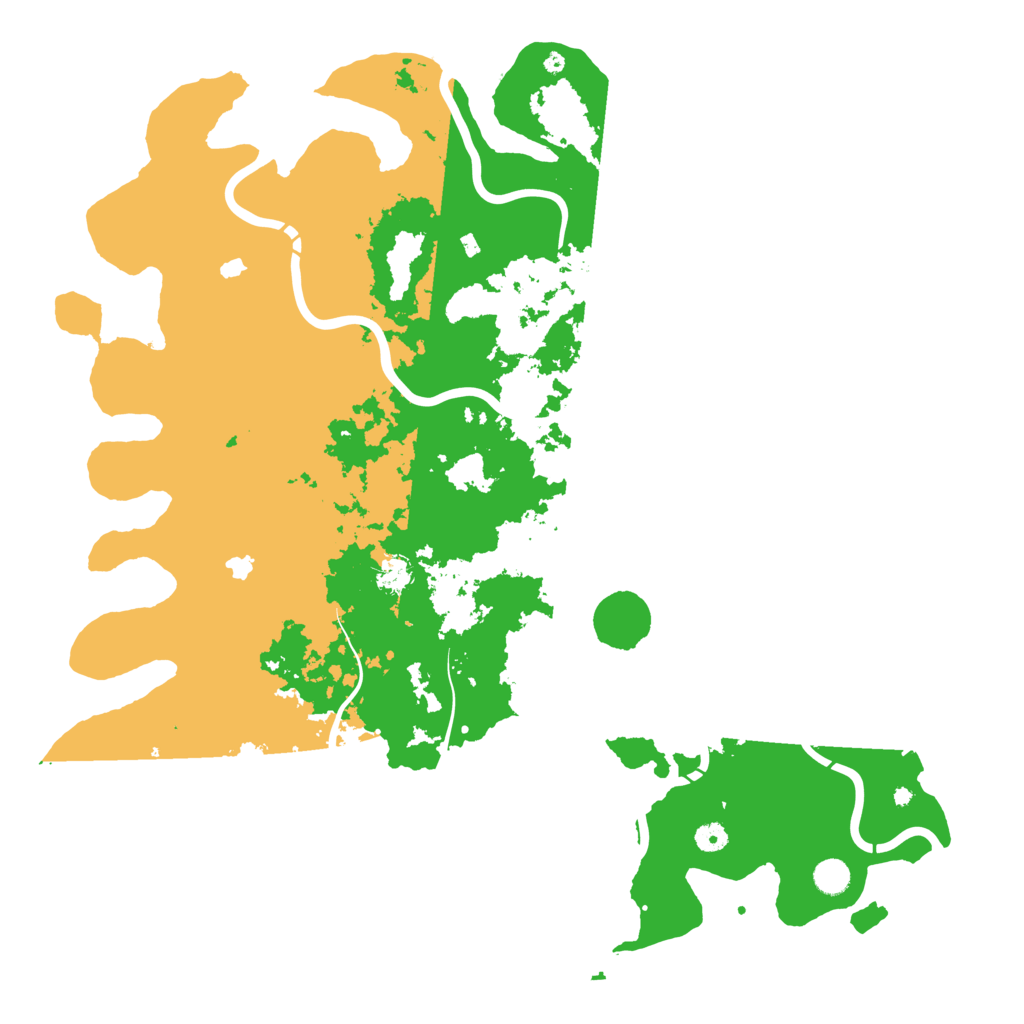 Biome Rust Map: Procedural Map, Size: 5000, Seed: 26052025