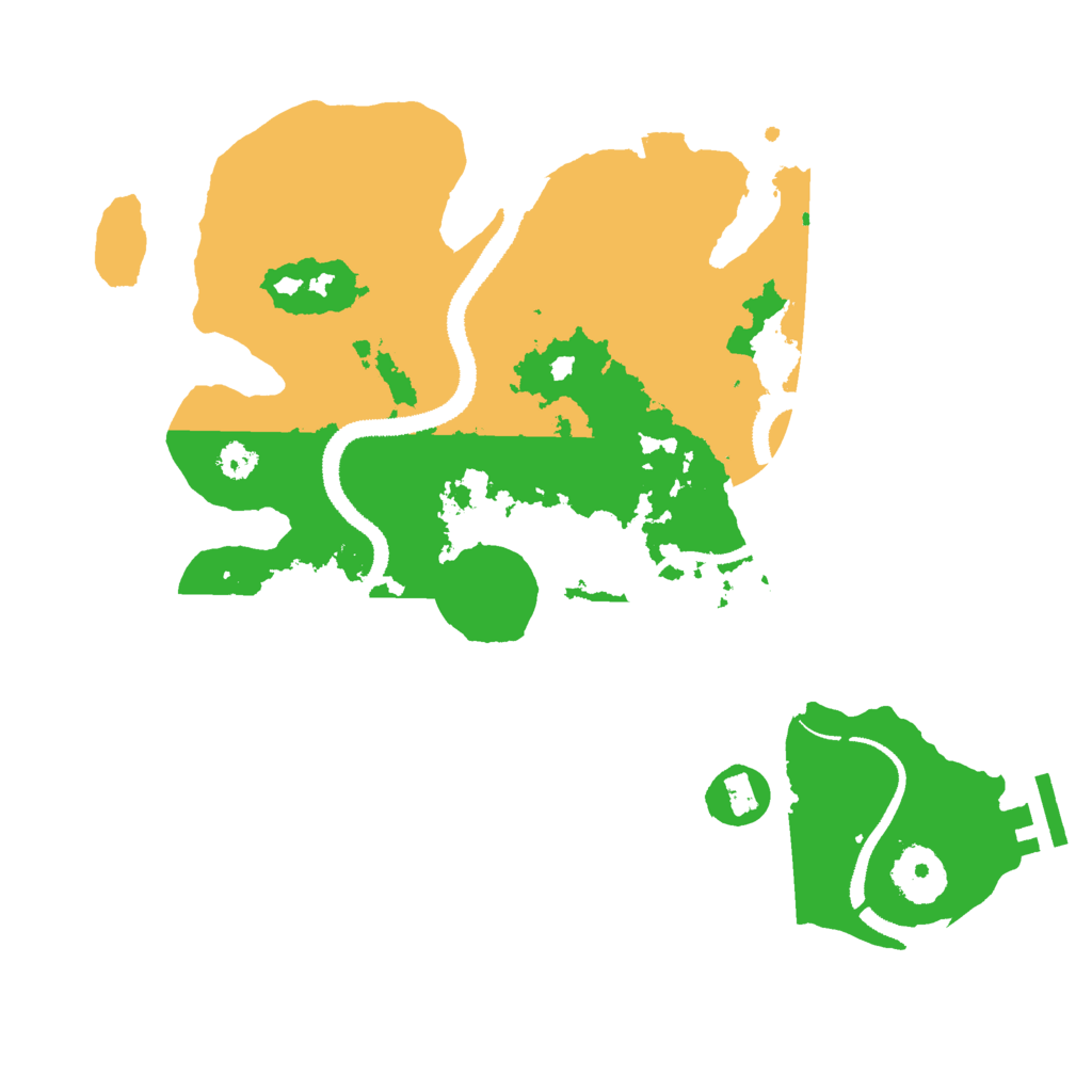 Biome Rust Map: Procedural Map, Size: 3000, Seed: 1682595705