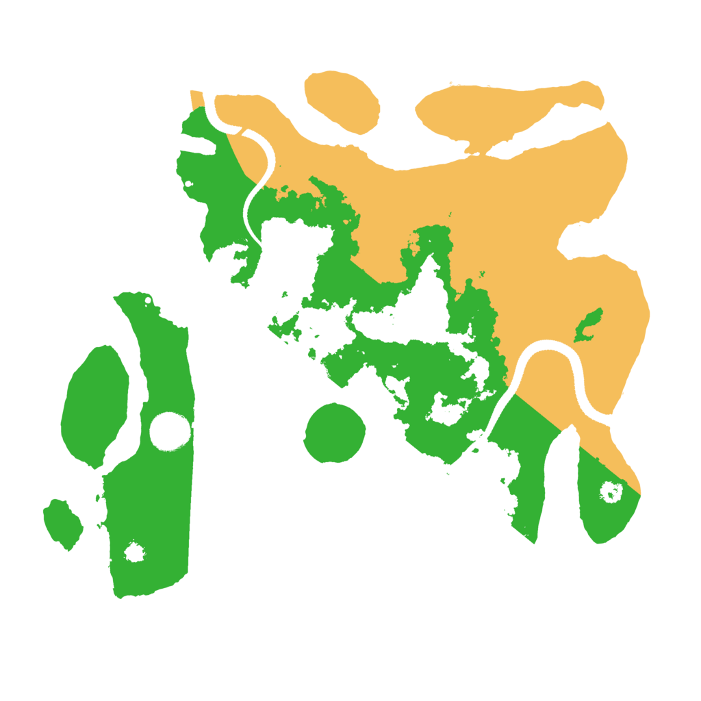 Biome Rust Map: Procedural Map, Size: 3200, Seed: 1630959669