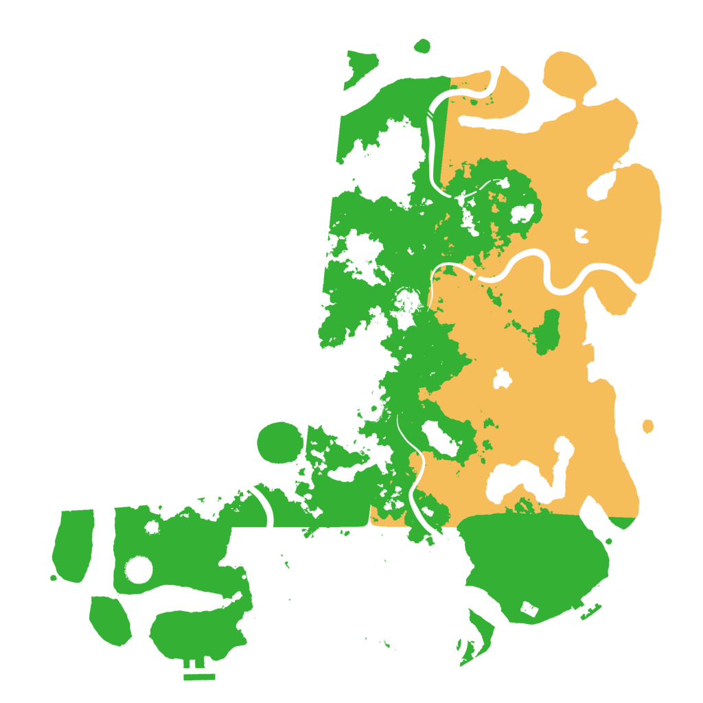 Biome Rust Map: Procedural Map, Size: 4500, Seed: 922925445