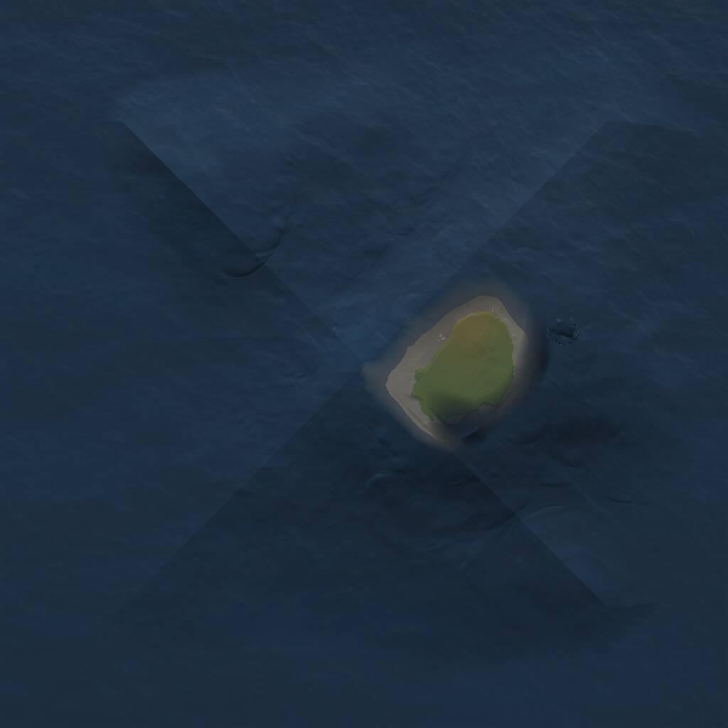 Rust Map: Procedural Map, Size: 1000, Seed: 836945887, 1 Monuments