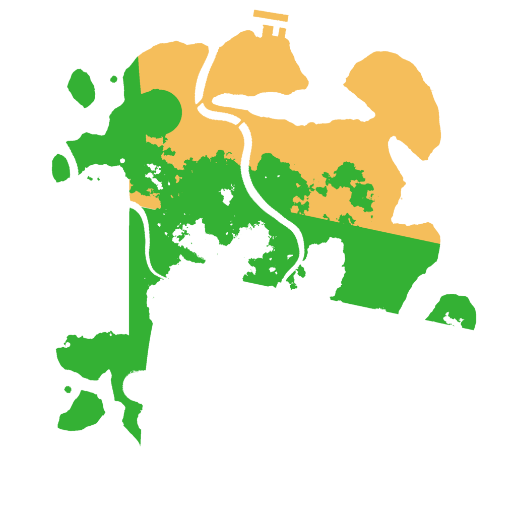 Biome Rust Map: Procedural Map, Size: 3000, Seed: 1678731163