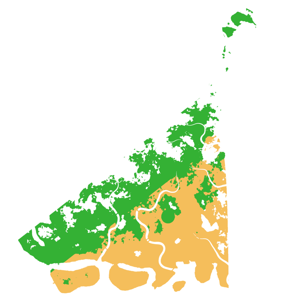 Biome Rust Map: Procedural Map, Size: 6000, Seed: 97811329
