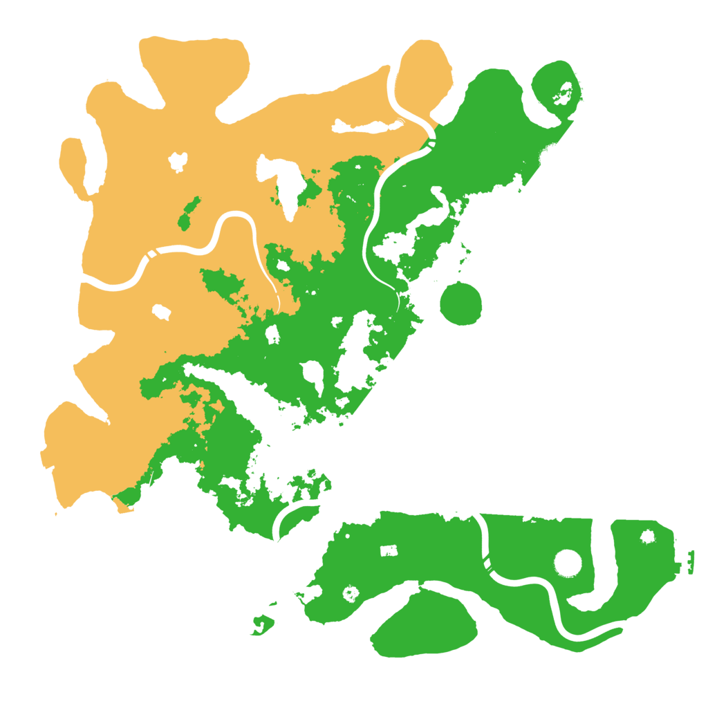 Biome Rust Map: Procedural Map, Size: 4500, Seed: 560719809
