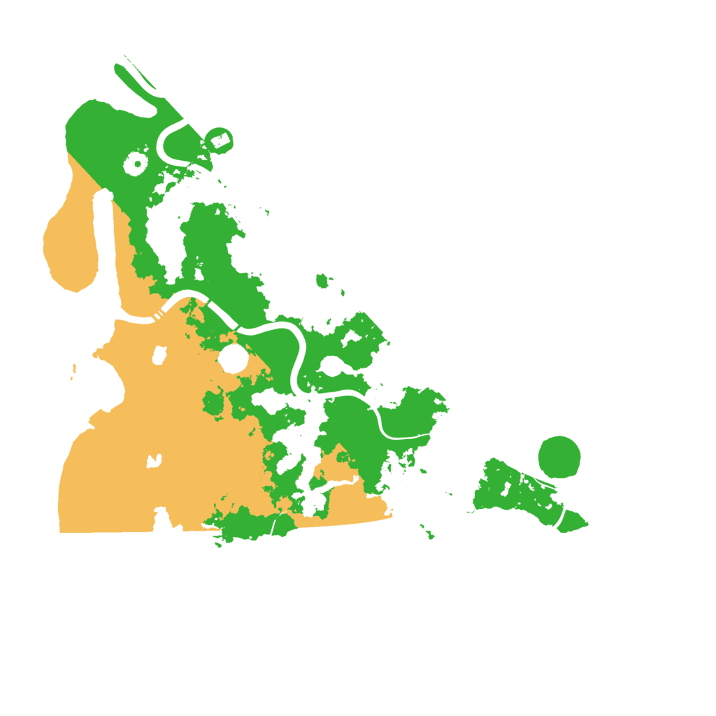 Biome Rust Map: Procedural Map, Size: 4500, Seed: 4523522