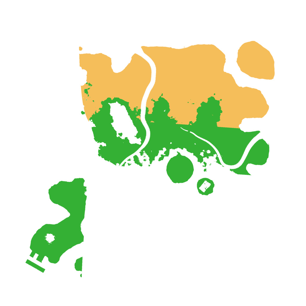 Biome Rust Map: Procedural Map, Size: 3000, Seed: 26437