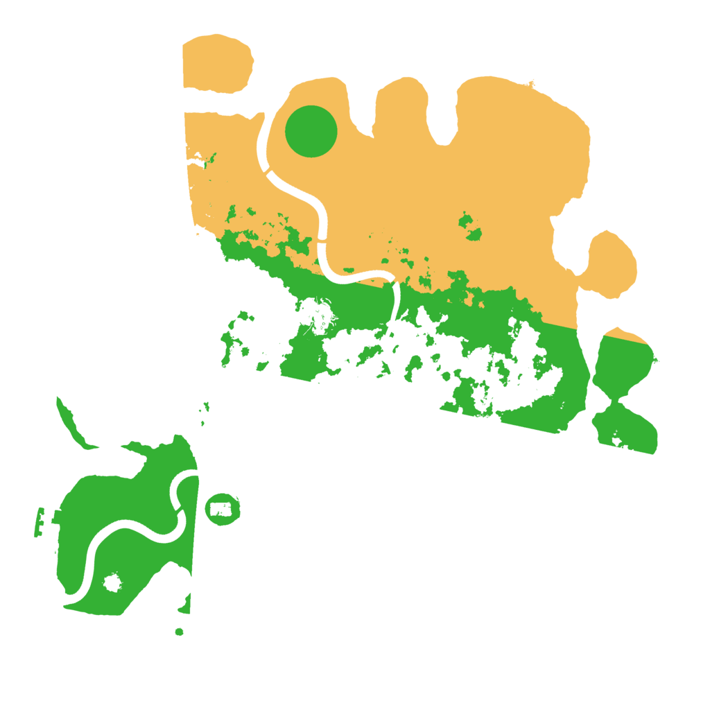 Biome Rust Map: Procedural Map, Size: 3600, Seed: 858701326