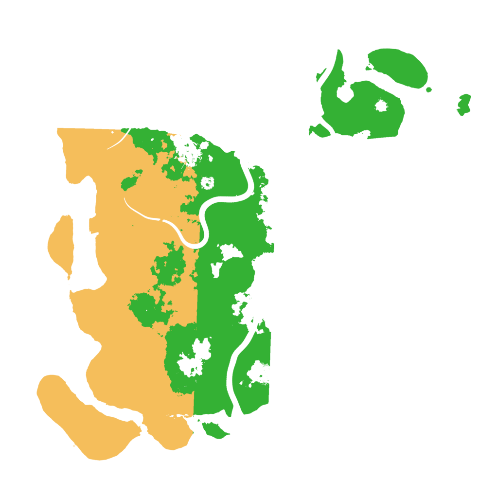 Biome Rust Map: Procedural Map, Size: 3750, Seed: 78999