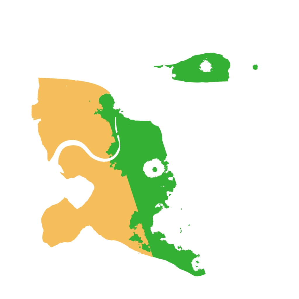 Biome Rust Map: Procedural Map, Size: 2300, Seed: 1412424