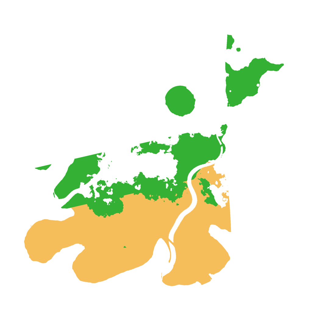 Biome Rust Map: Procedural Map, Size: 3000, Seed: 1198550053