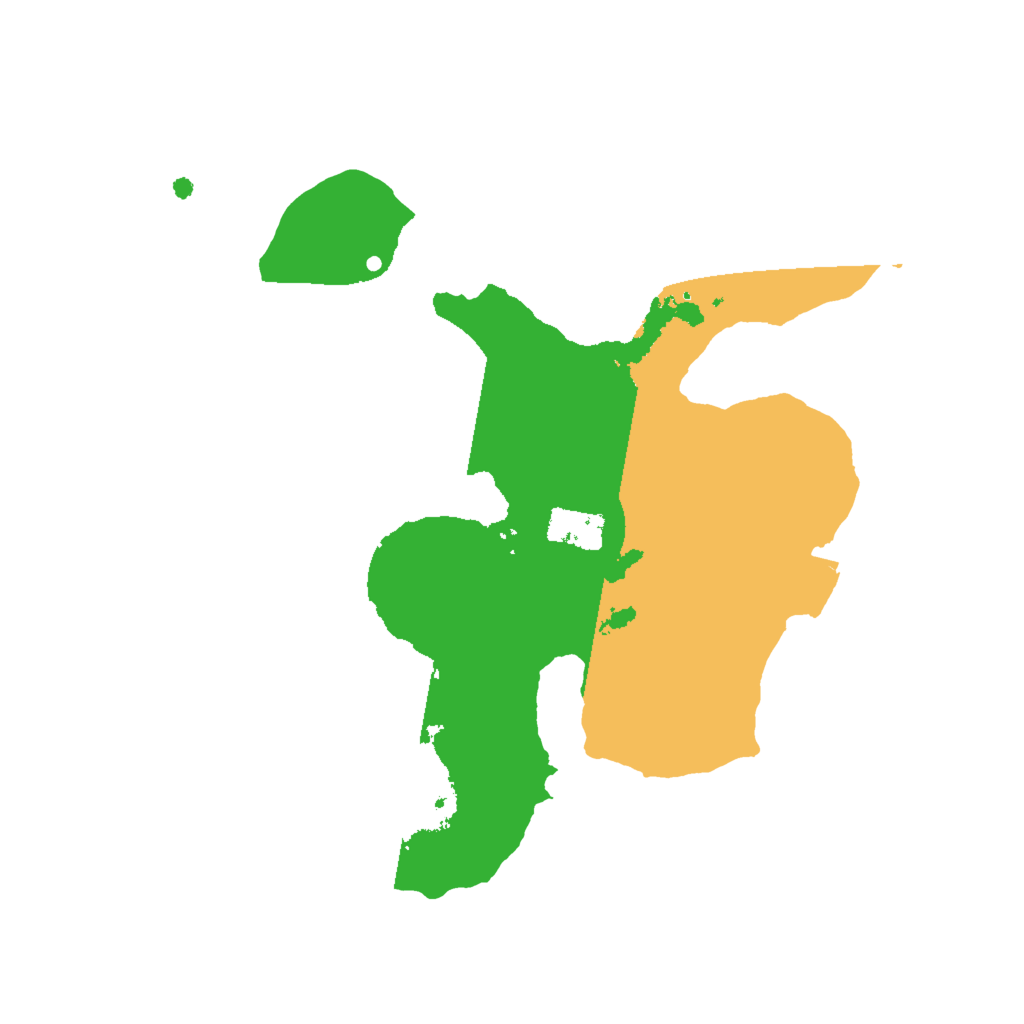 Biome Rust Map: Procedural Map, Size: 2000, Seed: 603832179