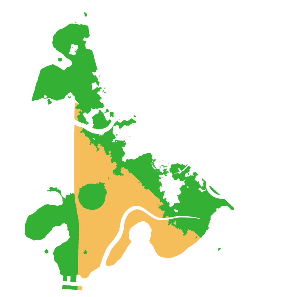 Biome Rust Map: Procedural Map, Size: 3000, Seed: 1492