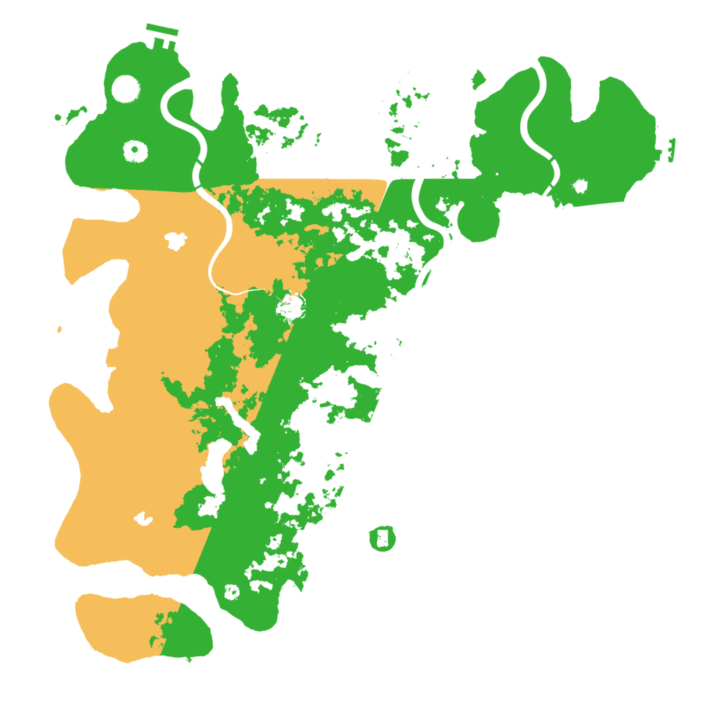 Biome Rust Map: Procedural Map, Size: 4500, Seed: 882244377