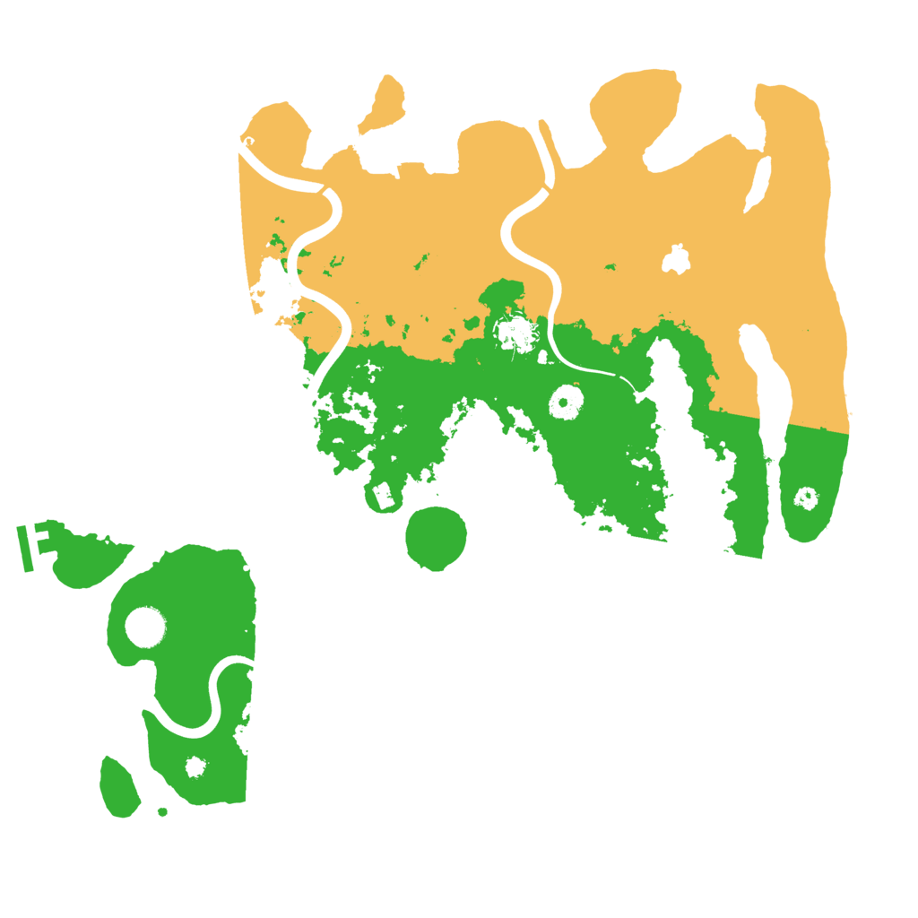 Biome Rust Map: Procedural Map, Size: 4000, Seed: 1396444668