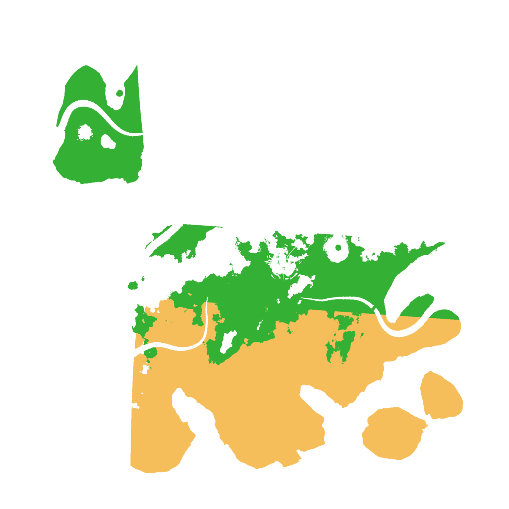 Biome Rust Map: Procedural Map, Size: 3000, Seed: 764226123