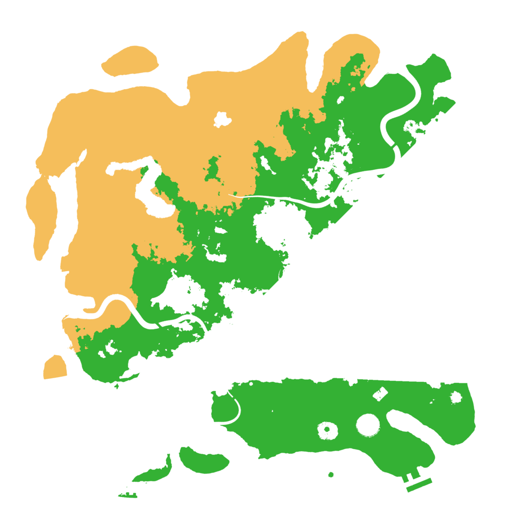 Biome Rust Map: Procedural Map, Size: 4000, Seed: 2043723089
