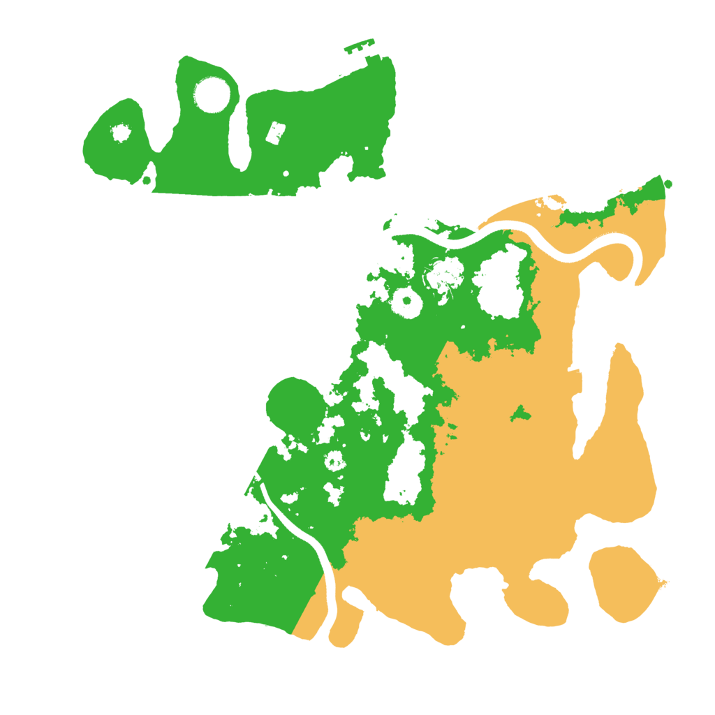 Biome Rust Map: Procedural Map, Size: 3500, Seed: 748869409