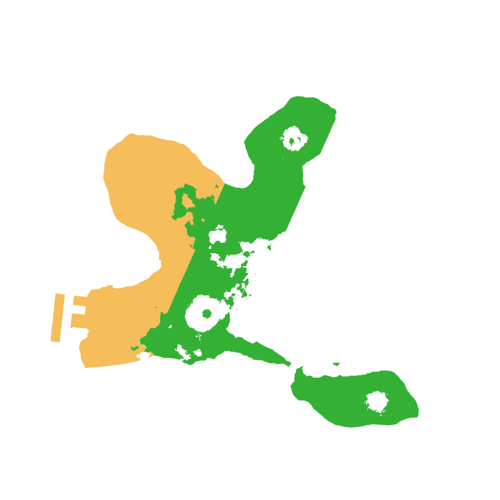 Biome Rust Map: Procedural Map, Size: 2100, Seed: 9876513