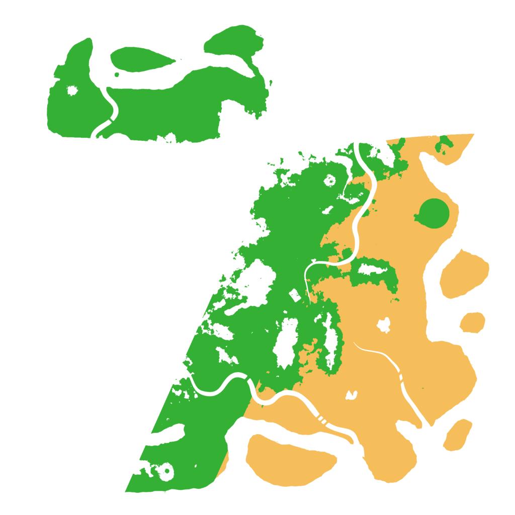 Biome Rust Map: Procedural Map, Size: 4500, Seed: 324007504