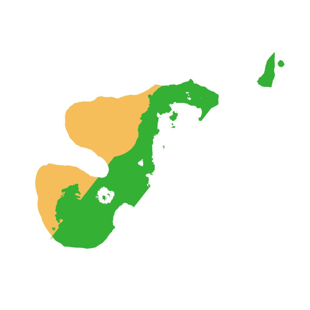 Biome Rust Map: Procedural Map, Size: 1900, Seed: 1006129964