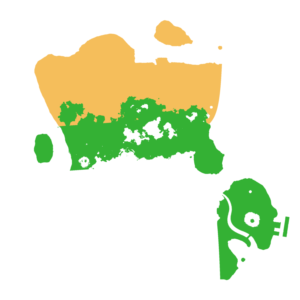 Biome Rust Map: Procedural Map, Size: 3000, Seed: 4973