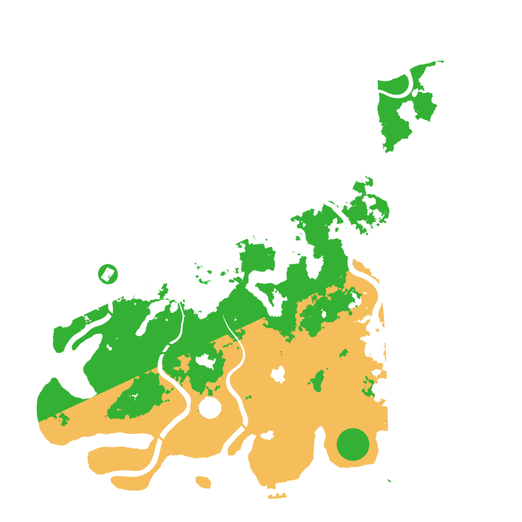 Biome Rust Map: Procedural Map, Size: 4250, Seed: 2477