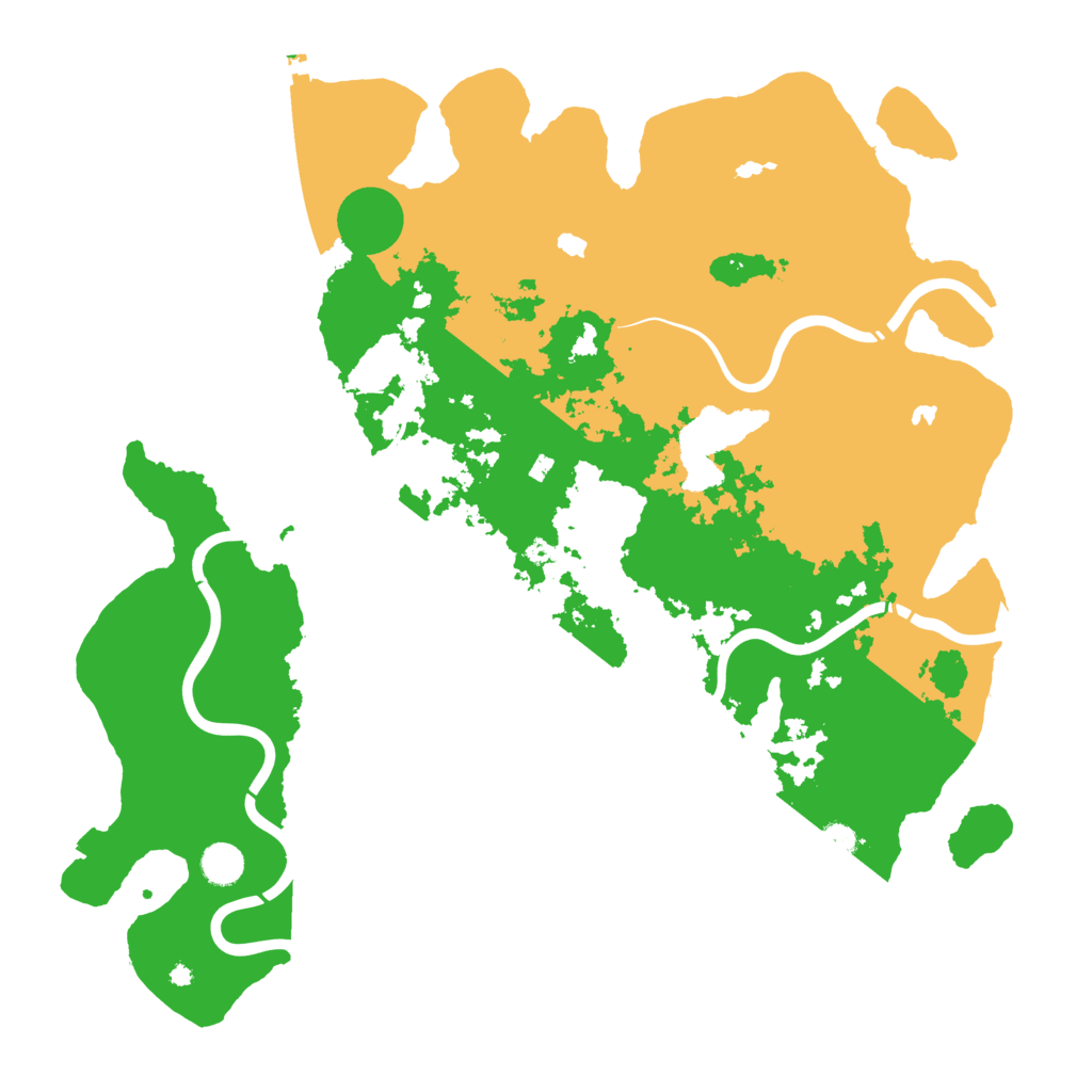 Biome Rust Map: Procedural Map, Size: 4500, Seed: 1188557979