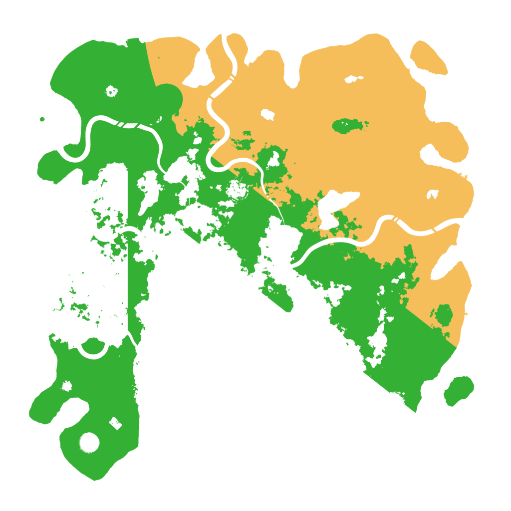 Biome Rust Map: Procedural Map, Size: 4500, Seed: 1188557979