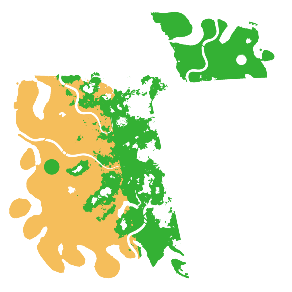 Biome Rust Map: Procedural Map, Size: 5000, Seed: 1414107453