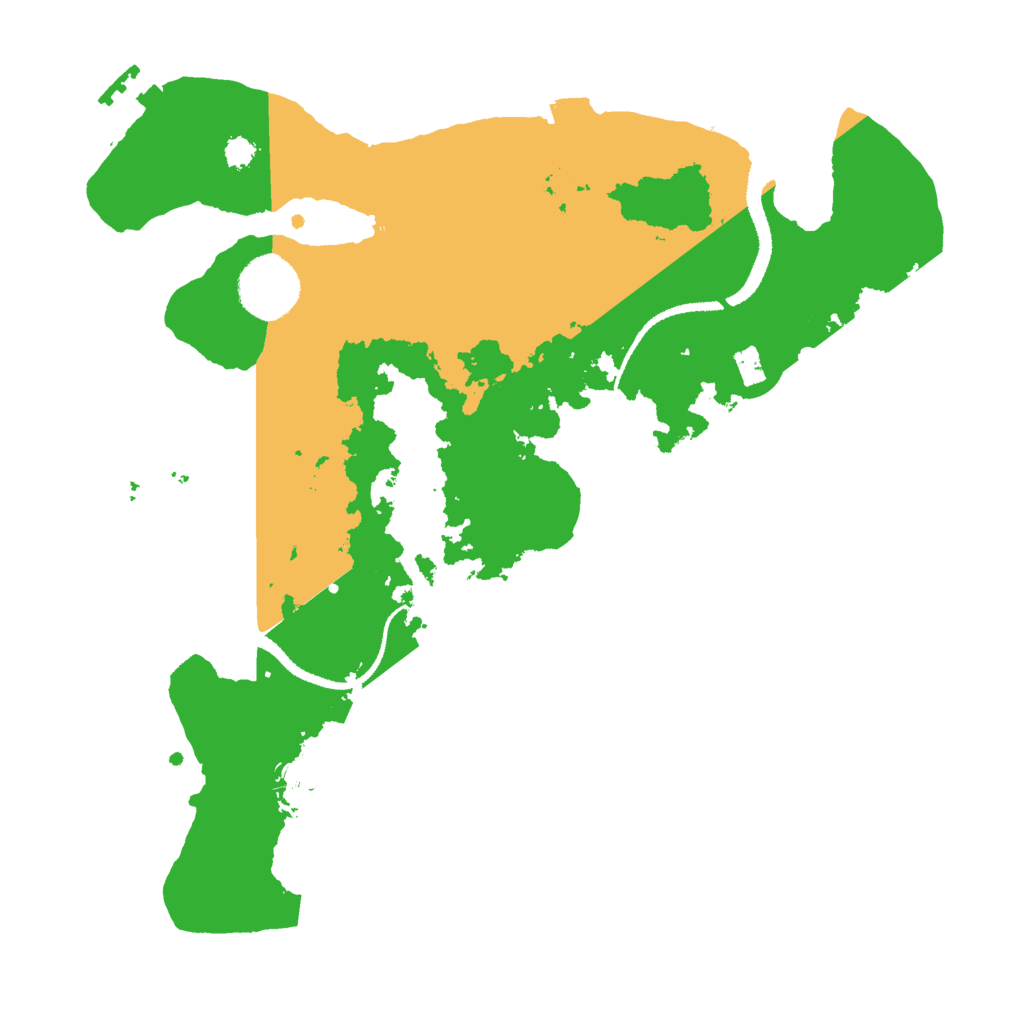 Biome Rust Map: Procedural Map, Size: 3000, Seed: 861654510