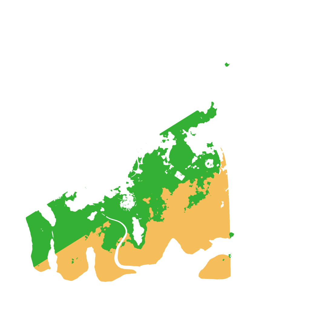 Biome Rust Map: Procedural Map, Size: 3500, Seed: 175773386