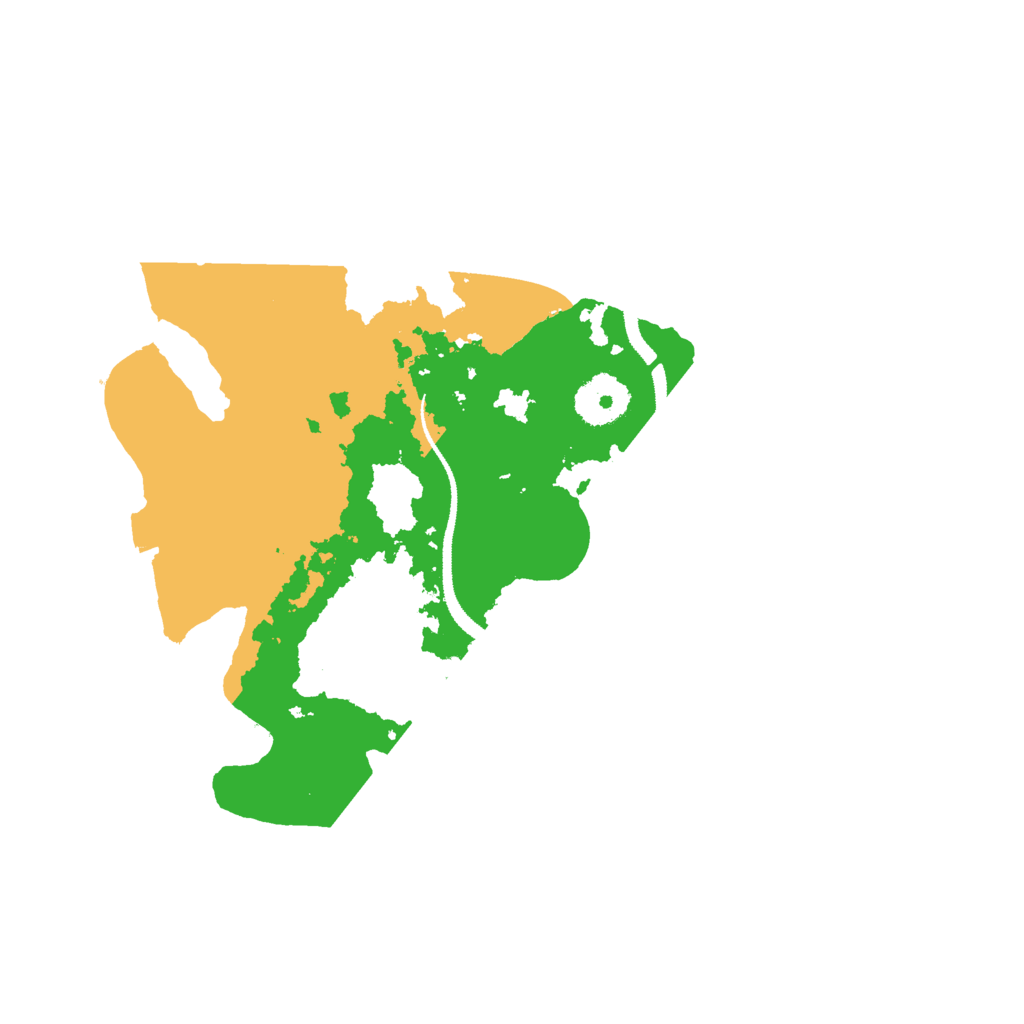Biome Rust Map: Procedural Map, Size: 3000, Seed: 1552588242