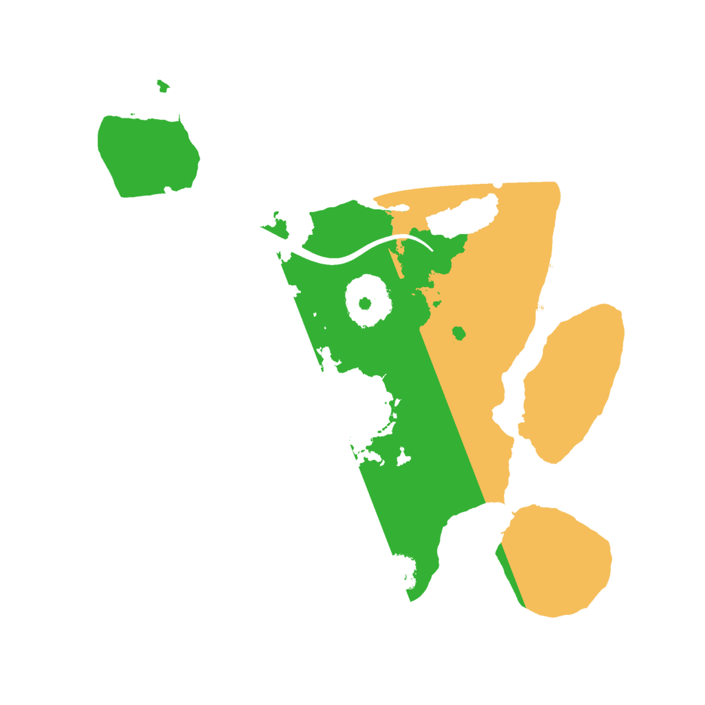 Biome Rust Map: Procedural Map, Size: 2200, Seed: 1218527042