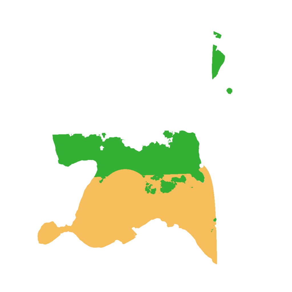 Biome Rust Map: Procedural Map, Size: 2000, Seed: 169381214