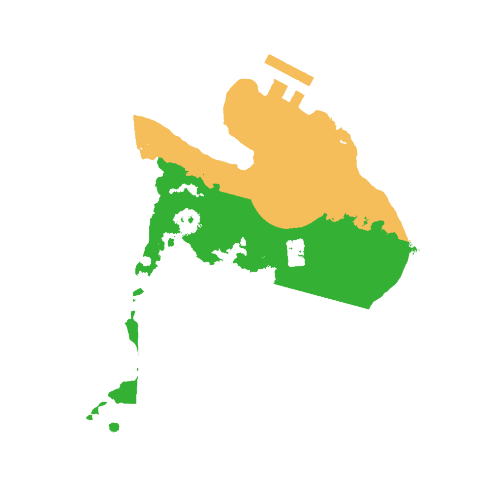Biome Rust Map: Procedural Map, Size: 2000, Seed: 380758202