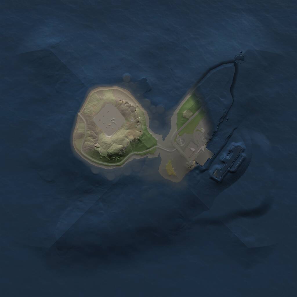 Rust Map: Procedural Map, Size: 1200, Seed: 790464171, 2 Monuments