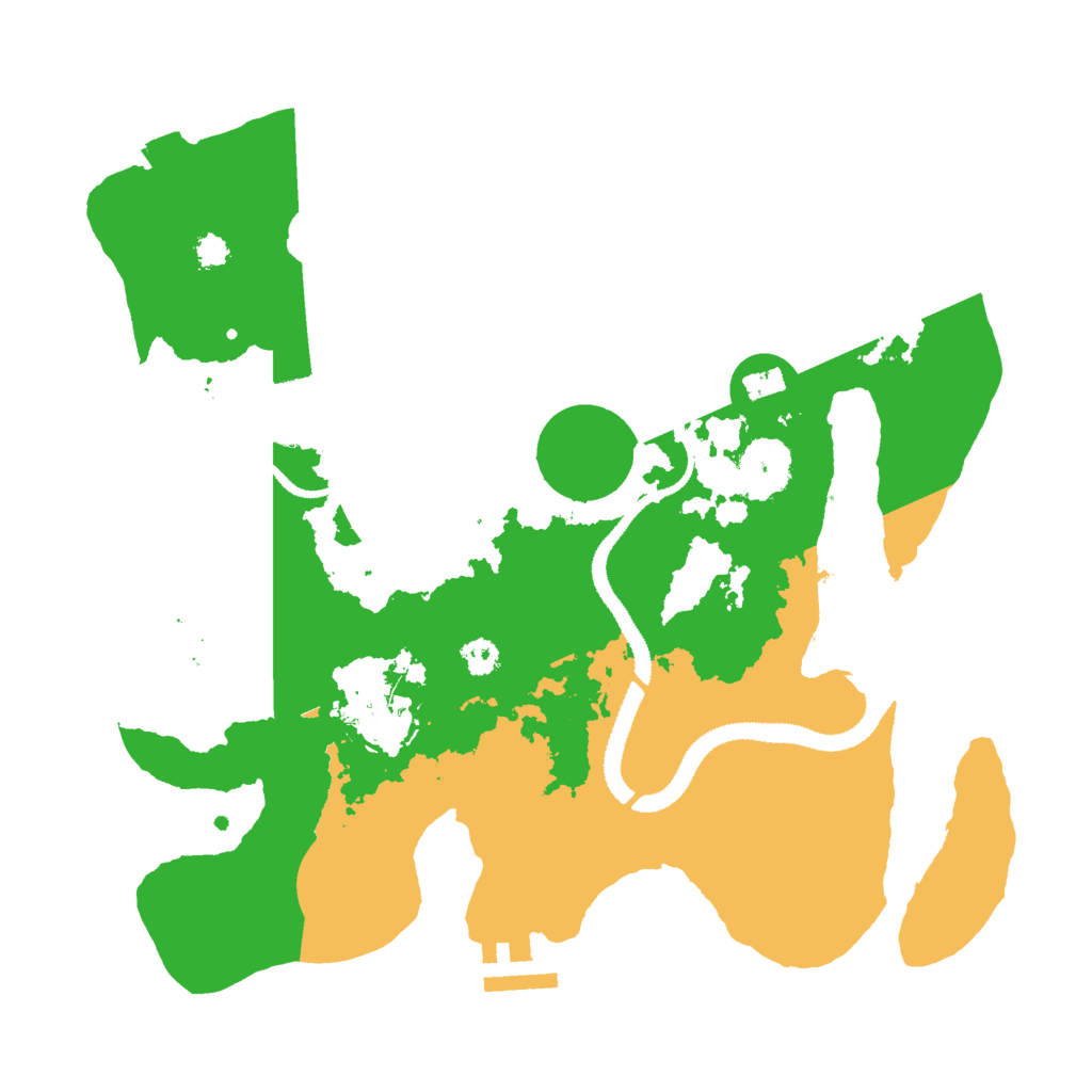 Biome Rust Map: Procedural Map, Size: 3000, Seed: 1987799