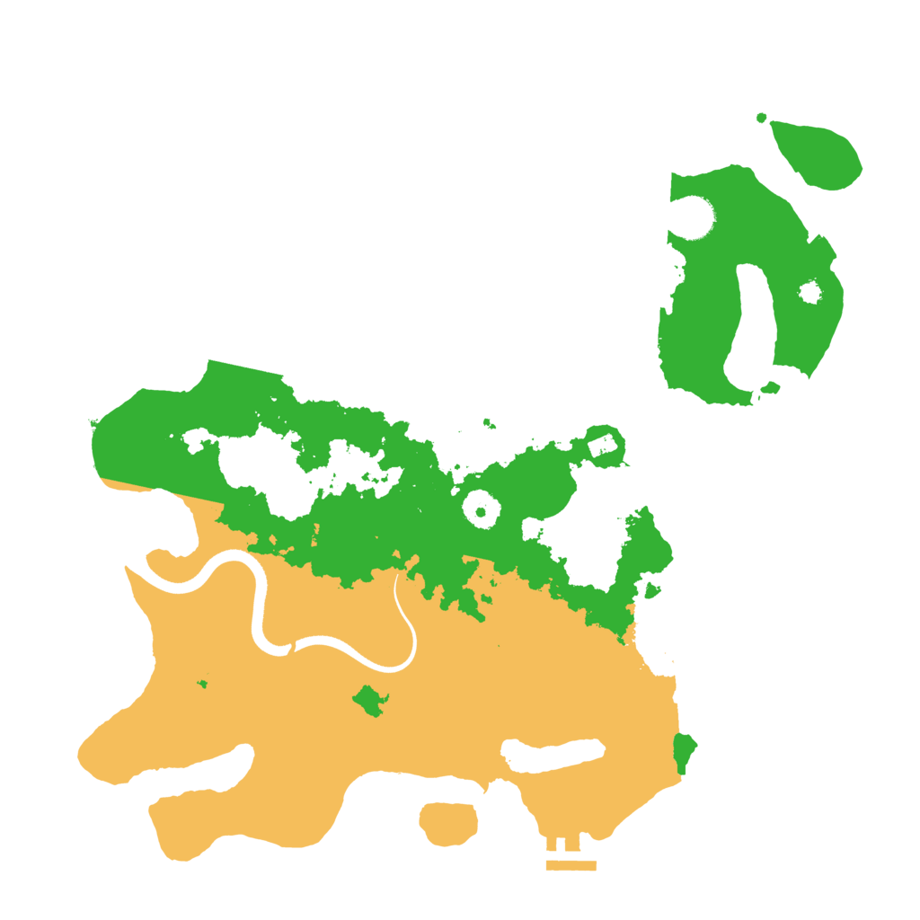 Biome Rust Map: Procedural Map, Size: 3700, Seed: 118210822