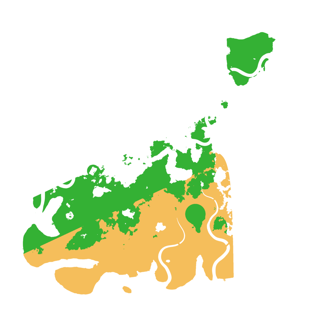 Biome Rust Map: Procedural Map, Size: 4096, Seed: 2477