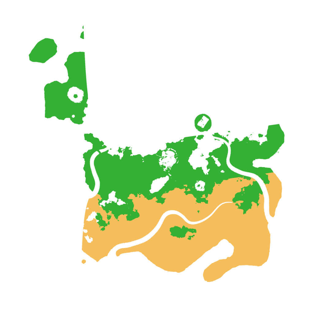 Biome Rust Map: Procedural Map, Size: 3000, Seed: 92512977