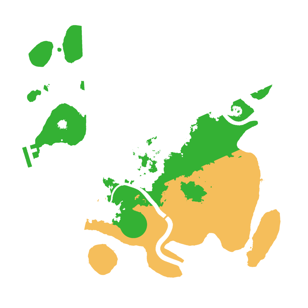 Biome Rust Map: Procedural Map, Size: 3000, Seed: 508267033