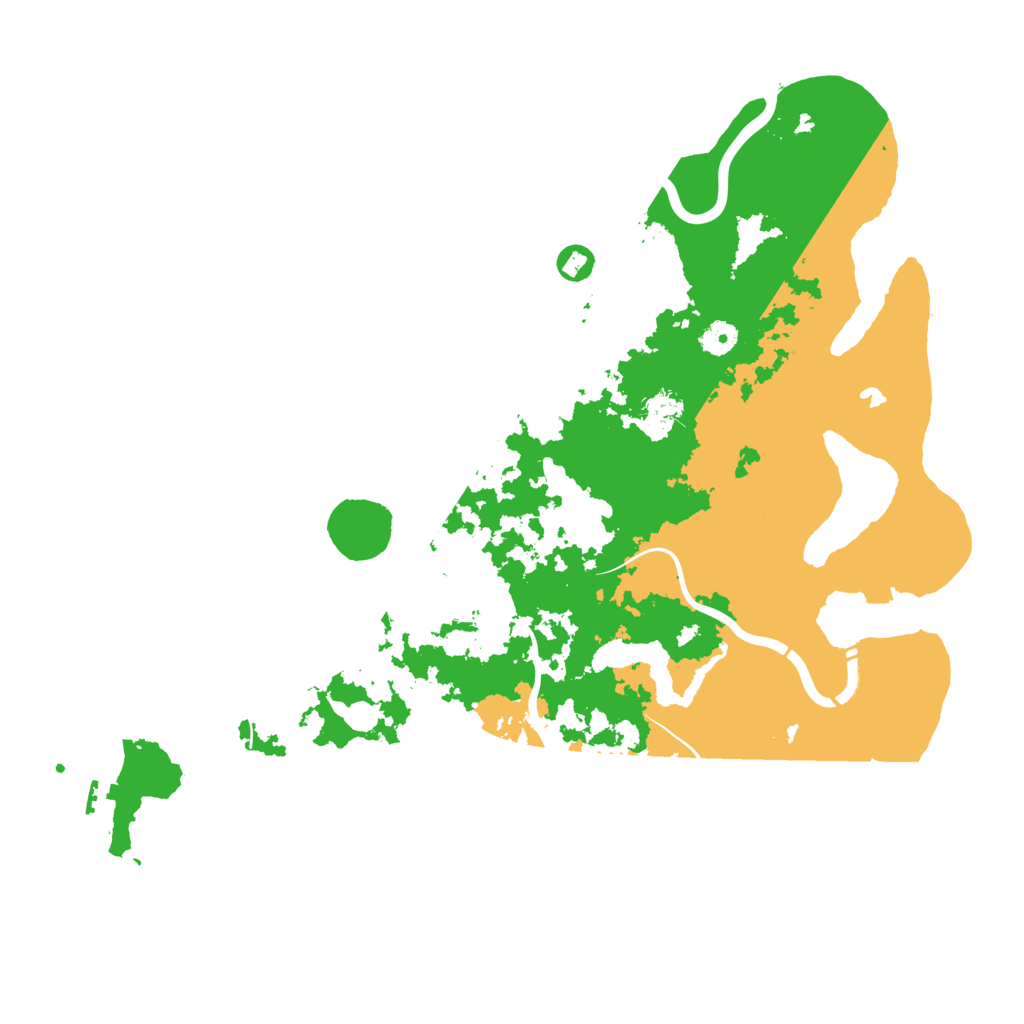 Biome Rust Map: Procedural Map, Size: 4500, Seed: 88383302