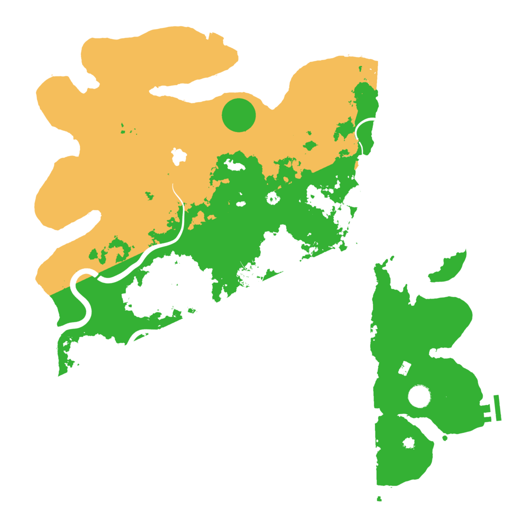 Biome Rust Map: Procedural Map, Size: 4000, Seed: 210412