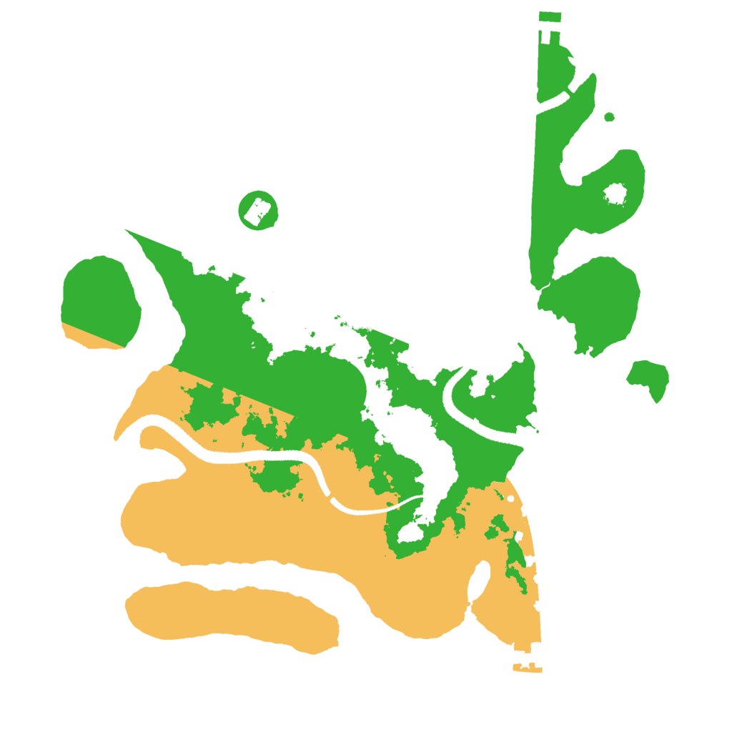 Biome Rust Map: Procedural Map, Size: 3000, Seed: 1987741