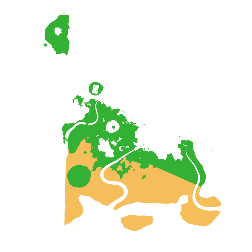Biome Rust Map: Procedural Map, Size: 3000, Seed: 1987121