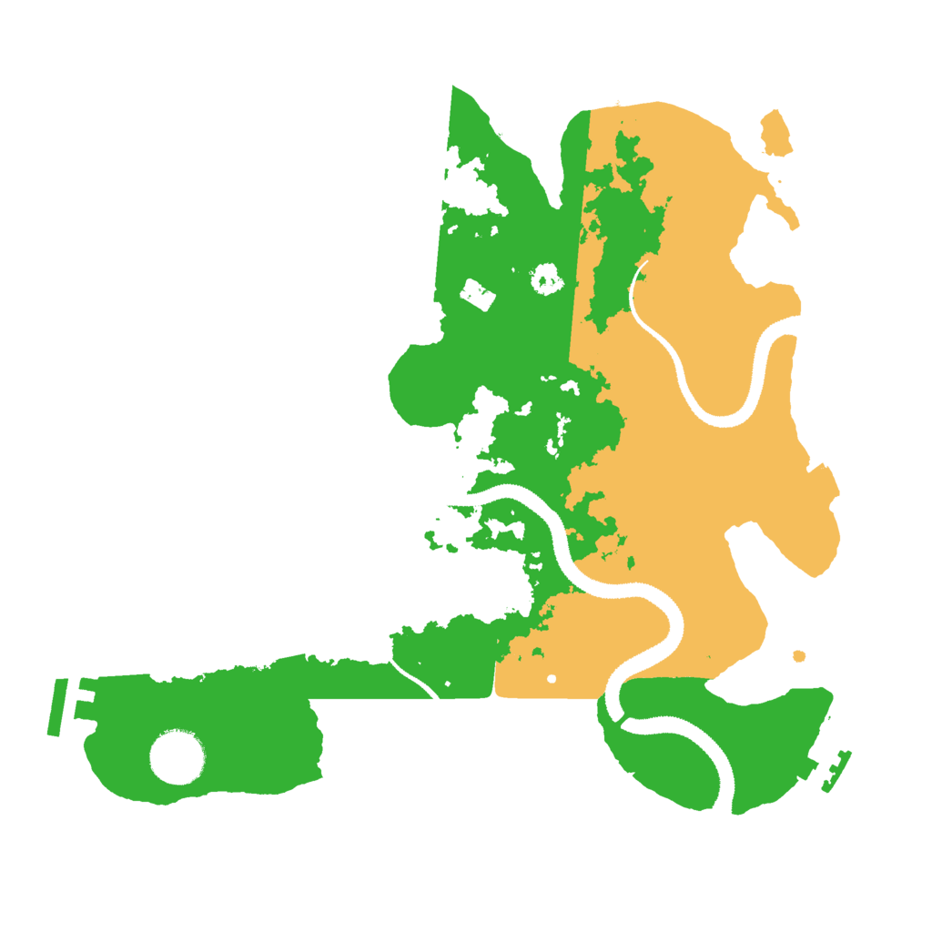 Biome Rust Map: Procedural Map, Size: 3000, Seed: 644563002