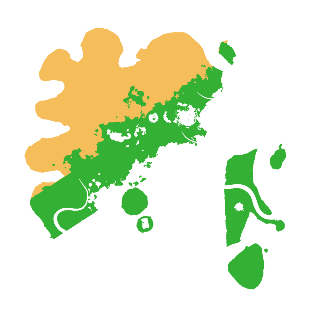 Biome Rust Map: Procedural Map, Size: 3250, Seed: 1972